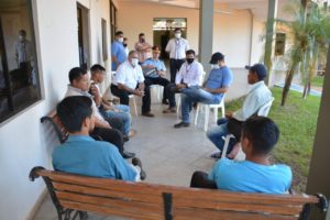 Reunión con representantes de las Comunidades Indígenas.