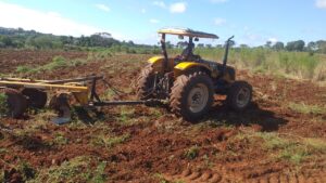 Trabajos de preparación de suelo en Carayaó